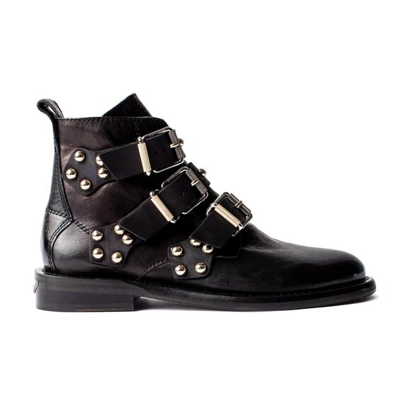 Laureen Buckled Ankle Boots, size 38 - Picture 1 of 8